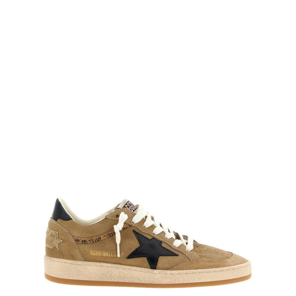 Golden Goose Beige Cowhide Low Top Women's Sneakers